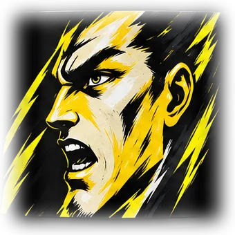 Comic illustration from the SLAP GUM tub: a face mid-slap with yellow lightning